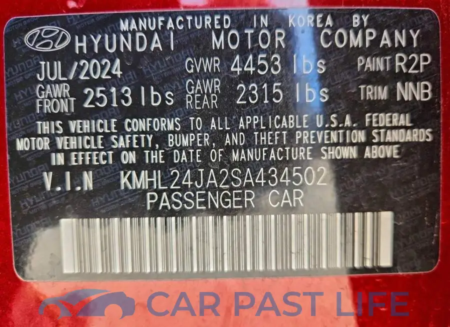 KMHL24JA2SA434502# 13