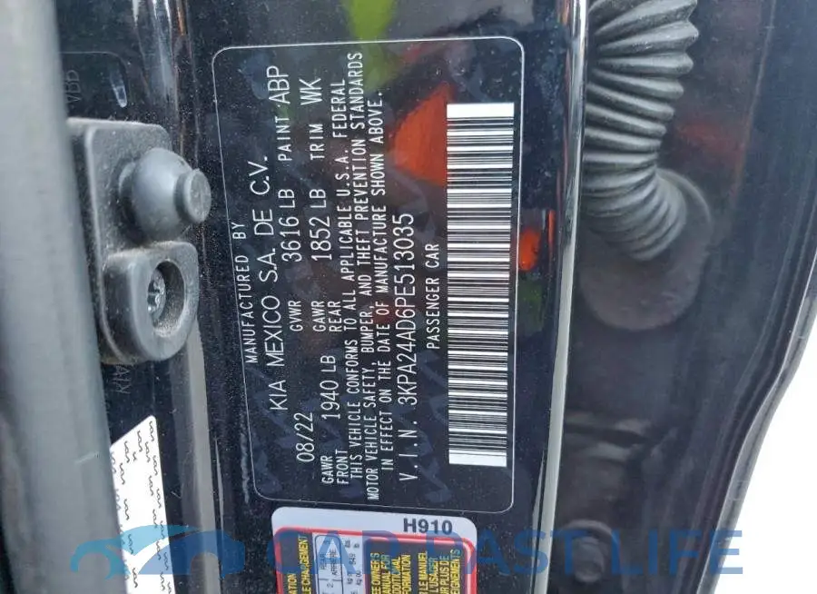3KPA24AD6PE513035# 12