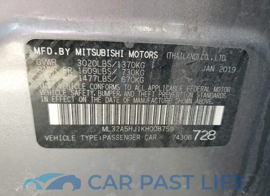 ML32A5HJ1KH008759# 12