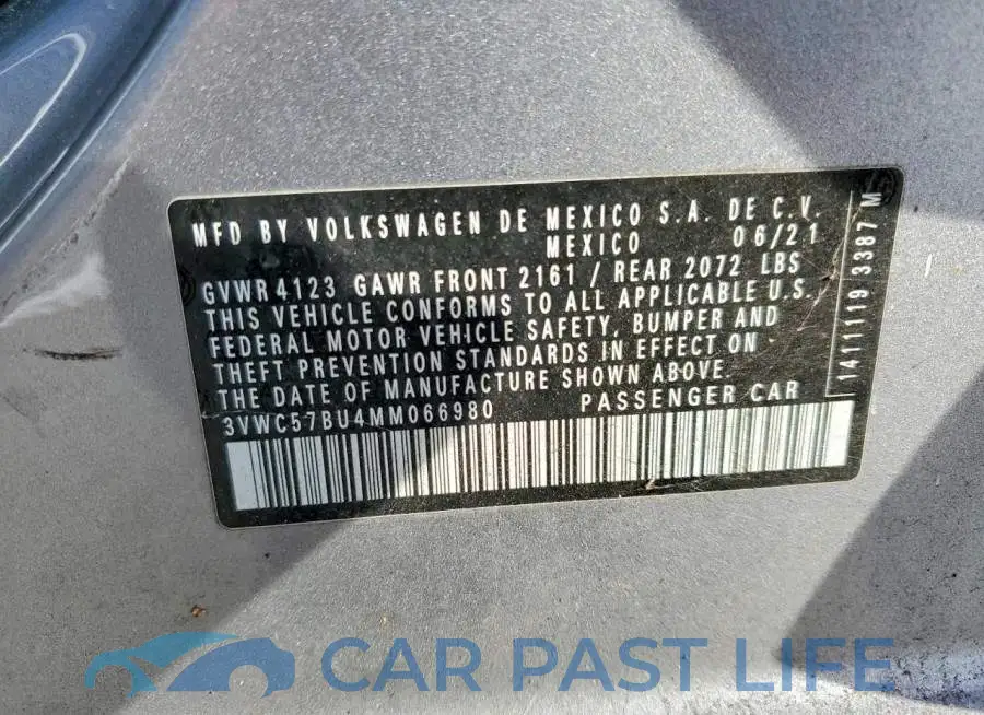 3VWC57BU4MM066980# 13
