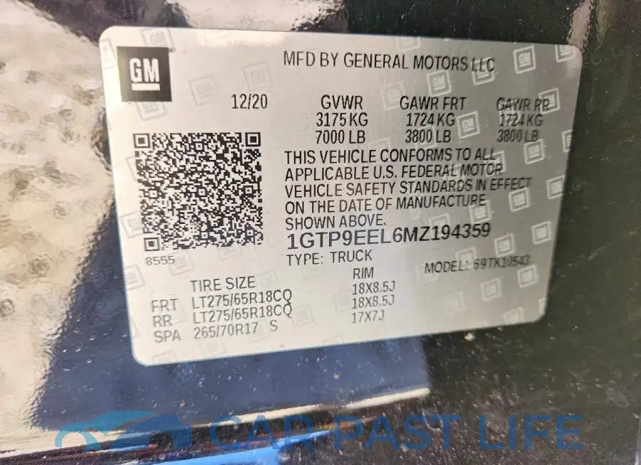 1GTP9EEL6MZ194359# 13