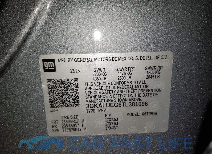 3GKALUEG6TL381096# 13