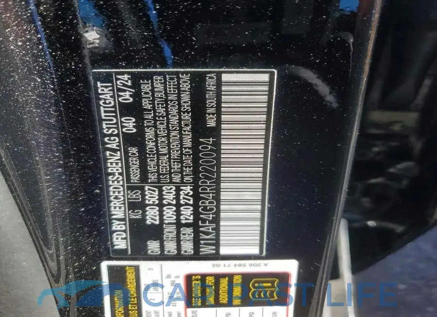 W1KAF4GB4RR220094# 12