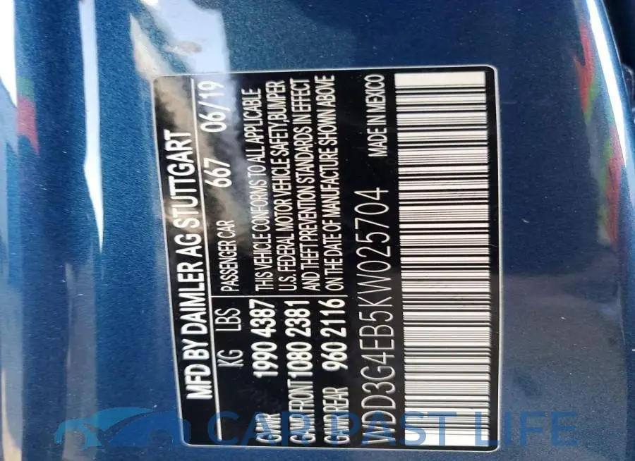 WDD3G4EB5KW025704# 12