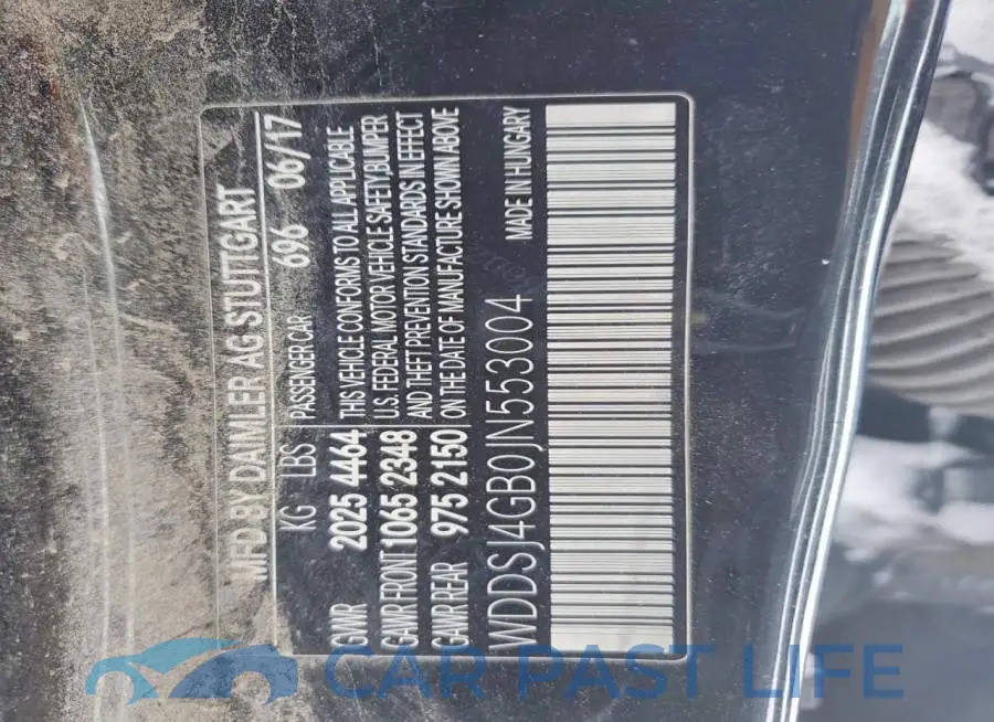WDDSJ4GB0JN553004# 12