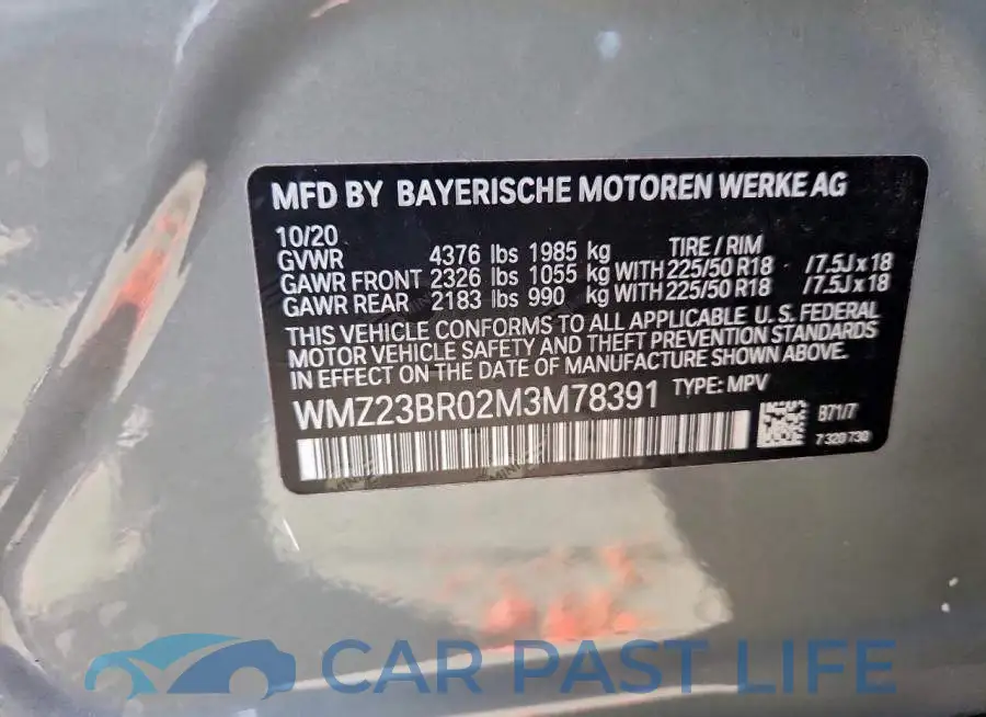 WMZ23BR02M3M78391# 12