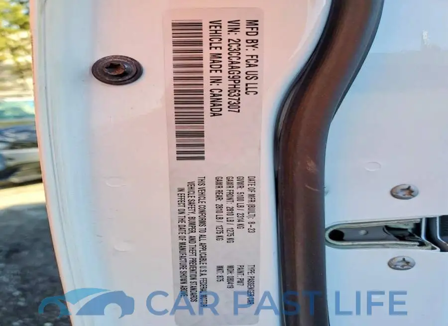 2C3CCAAG9PH637307# 12