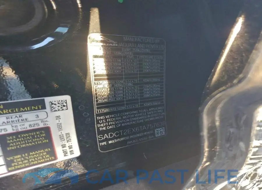 SADCT2EX6TA757638# 13