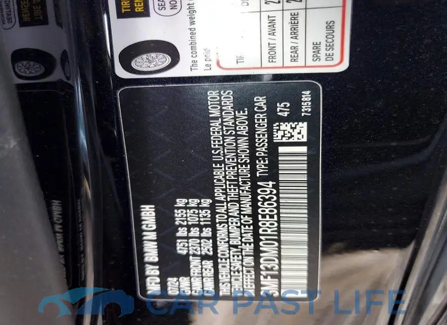 3MF13DM01R8E86394# 12