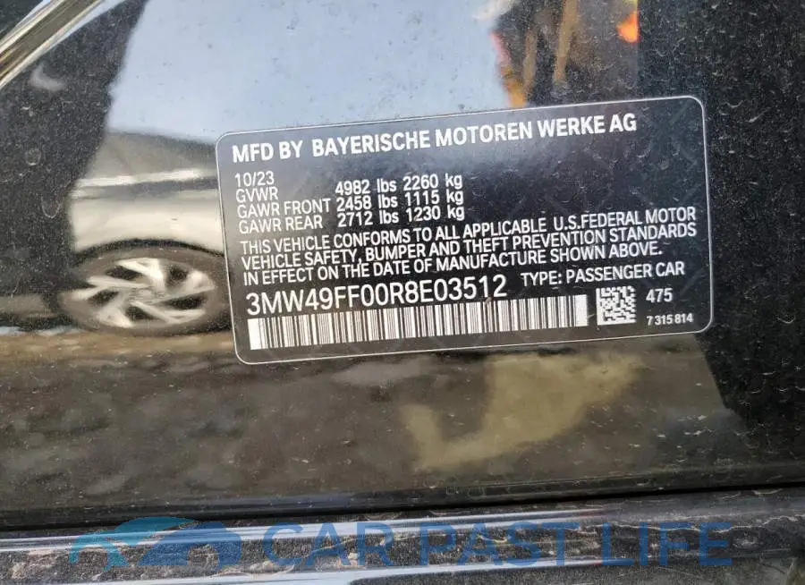 3MW49FF00R8E03512# 12