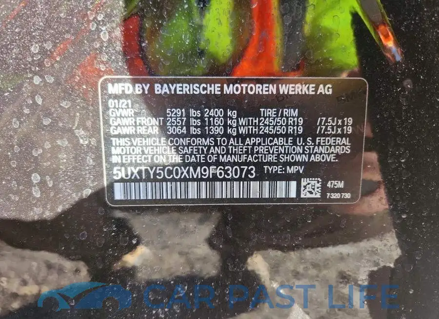 5UXTY5C0XM9F63073# 13