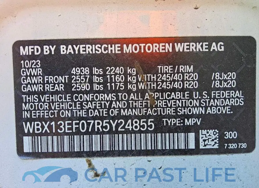 WBX13EF07R5Y24855# 6