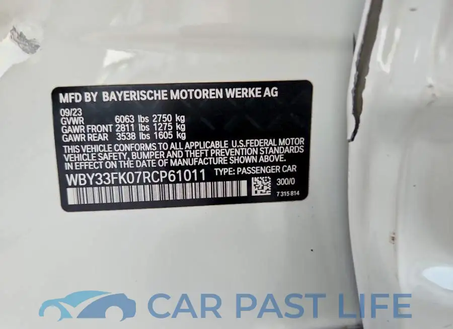 WBY33FK07RCP61011# 12