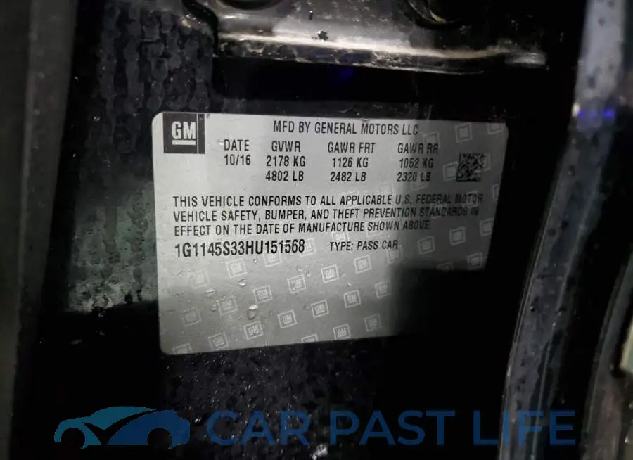 1G1145S33HU151568# 12