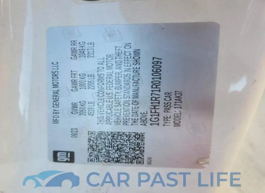 1G1FH1R71R0106097# 12