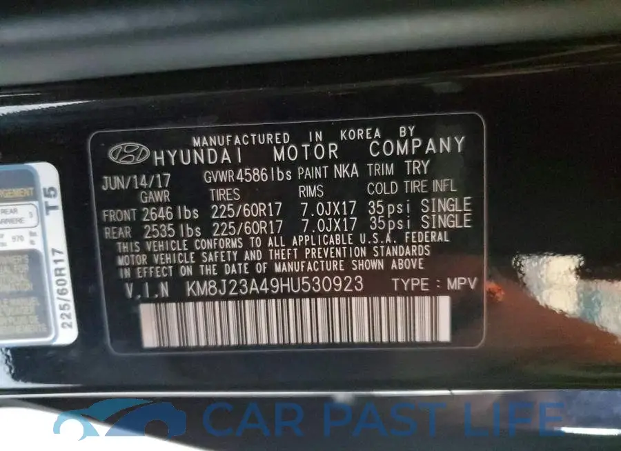 KM8J23A49HU530923# 14