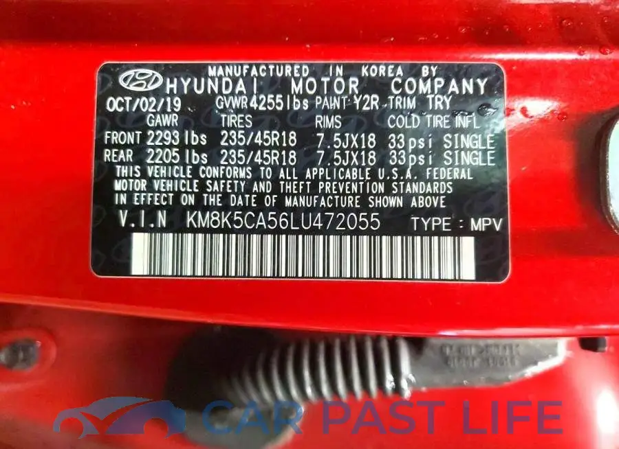 KM8K5CA56LU472055# 14
