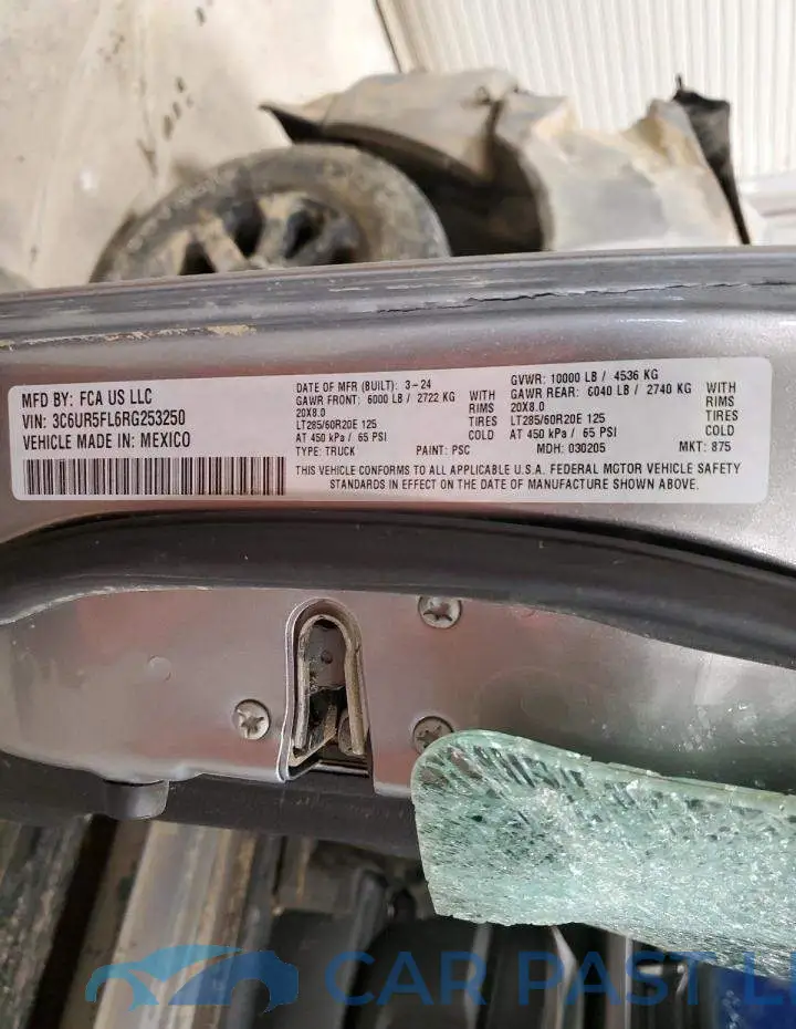 3C6UR5FL6RG253250# 13