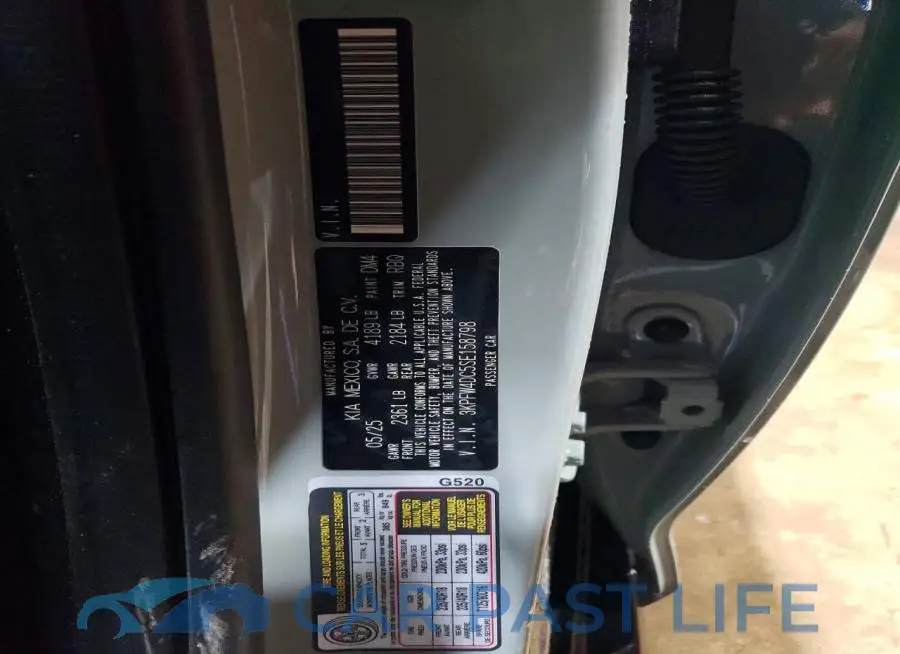 3KPFW4DC5SE158798# 13