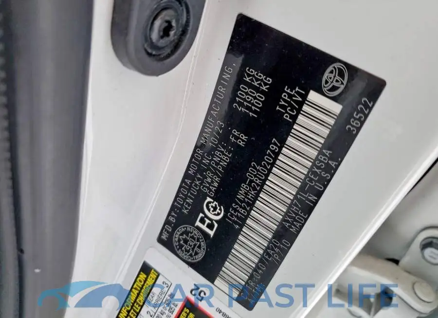 4T1B21HK2RU020797# 13