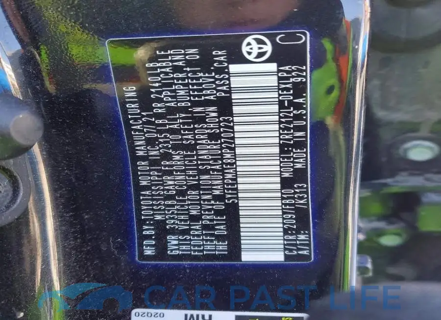 5YFEPMAE8MP270723# 13