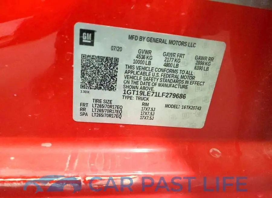 1GT19LE71LF279686# 12