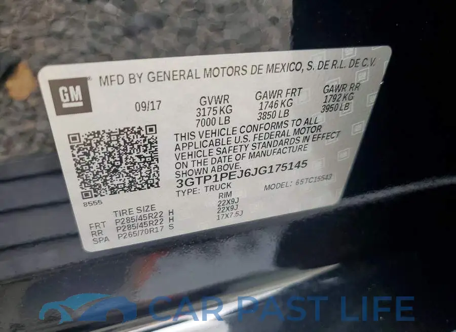 3GTP1PEJ6JG175145# 12