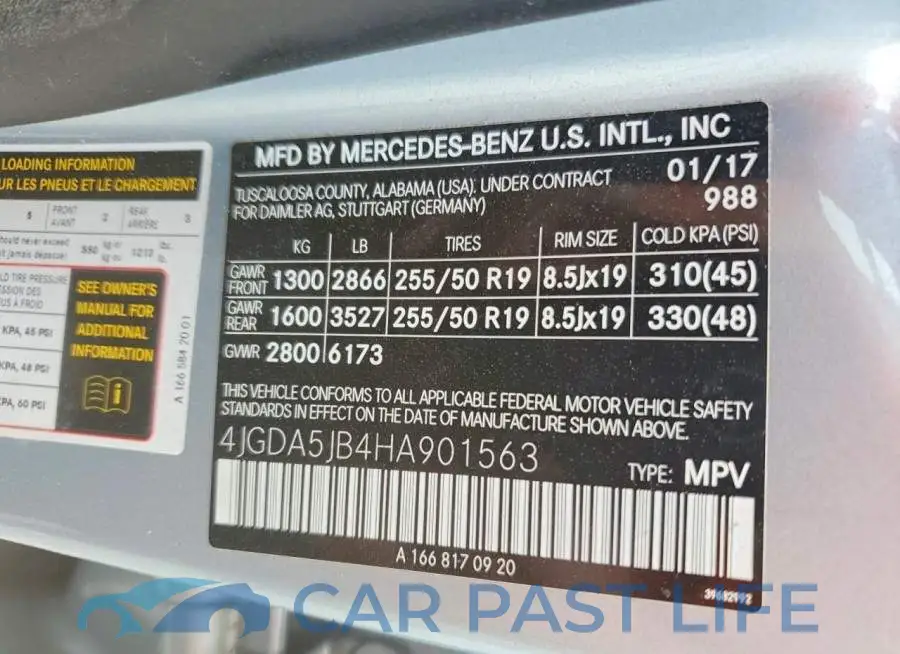 4JGDA5JB4HA901563# 14