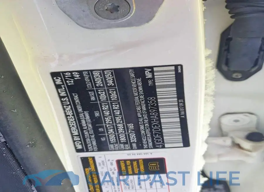 4JGDF7DEXHA897358# 13