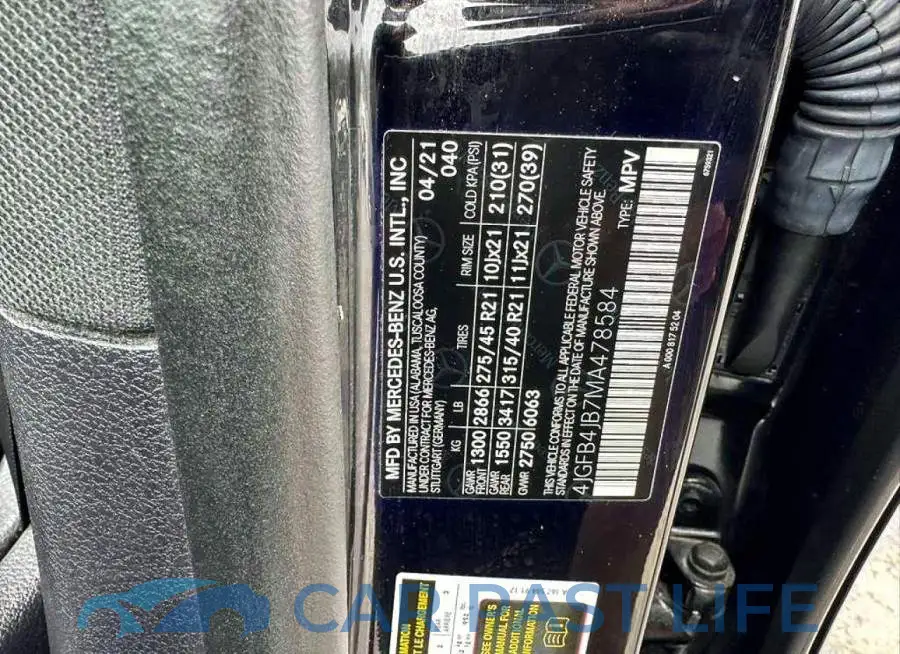 4JGFB4JB7MA478584# 10