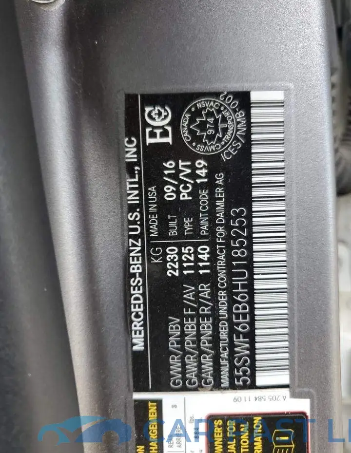 55SWF6EB6HU185253# 12
