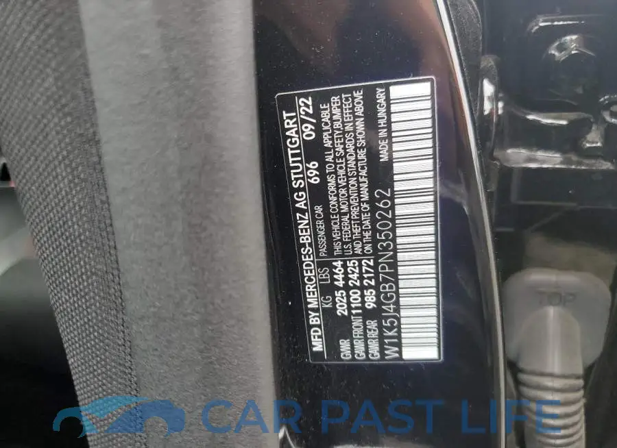 W1K5J4GB7PN350262# 12