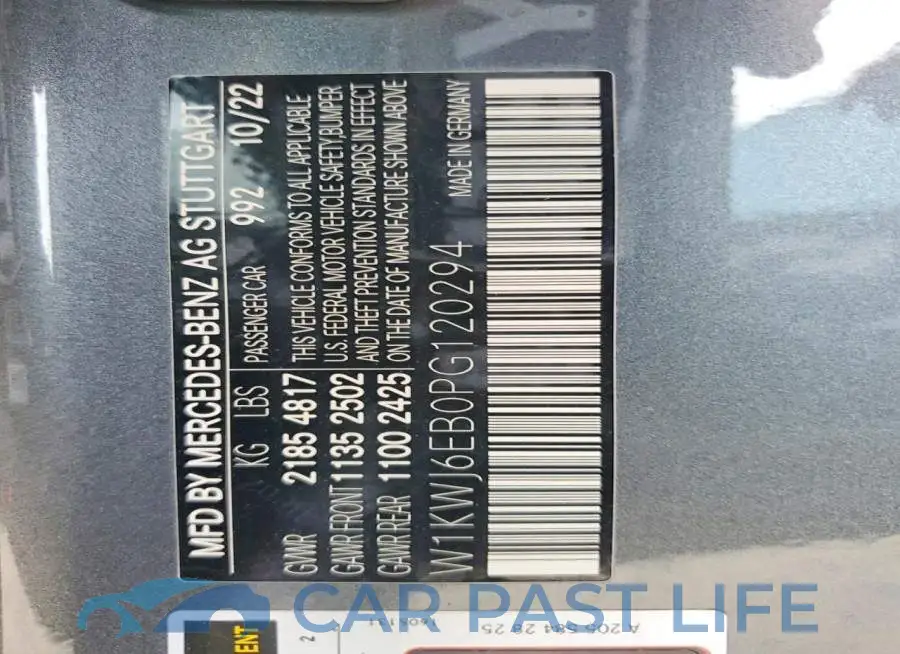 W1KWJ6EB0PG120294# 12