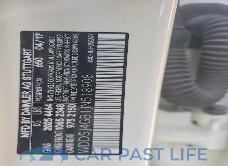 WDDSJ4GB1JN518908# 12