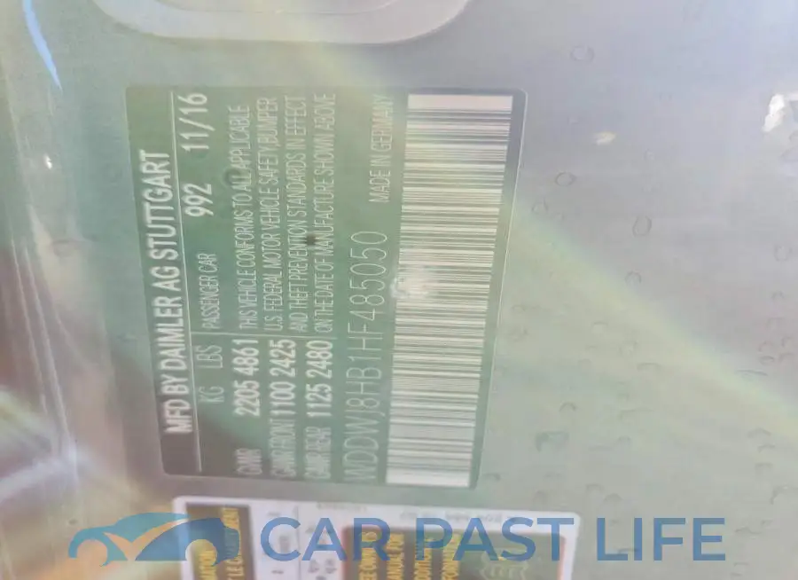 WDDWJ8HB1HF485050# 13