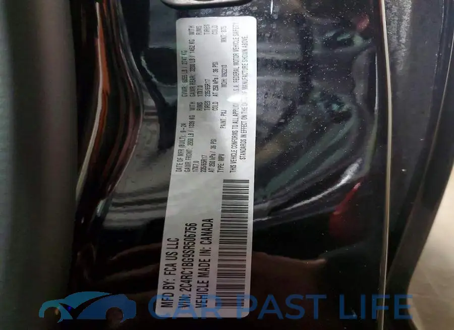 2C4RC1BG9SR506756# 13