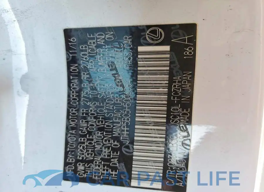JTHHP5BC5H5006084# 12