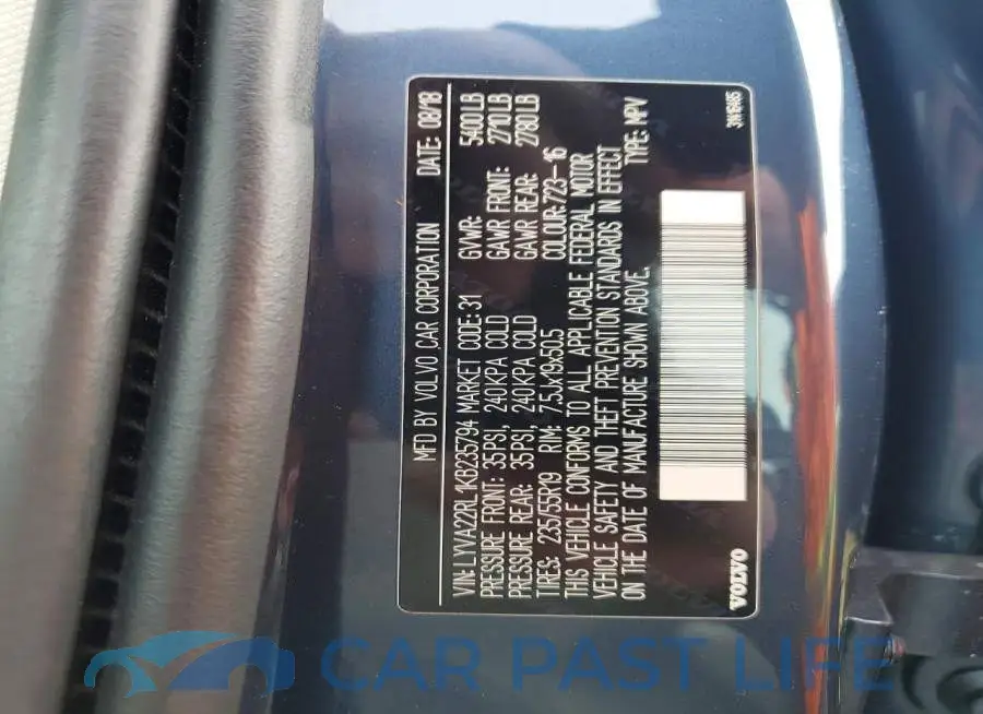 LYVA22RL1KB235794# 13