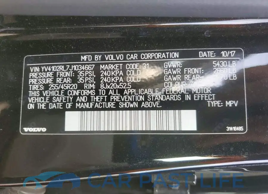 YV4102RL7J1034667# 13