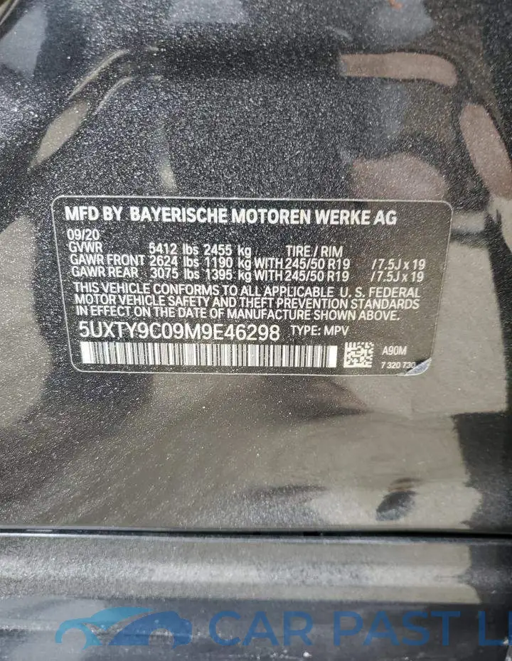 5UXTY9C09M9E46298# 13