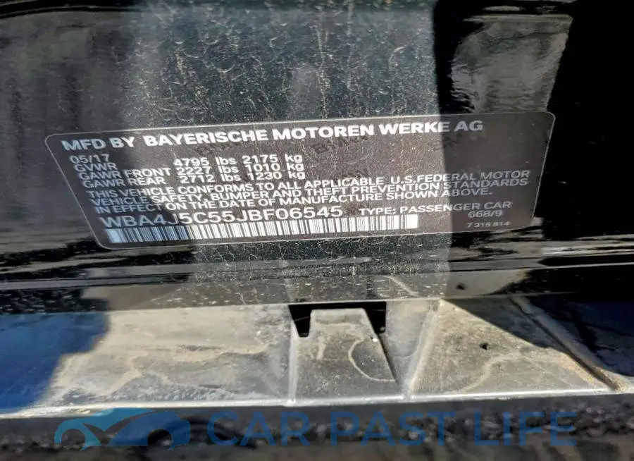 WBA4J5C55JBF06545# 12