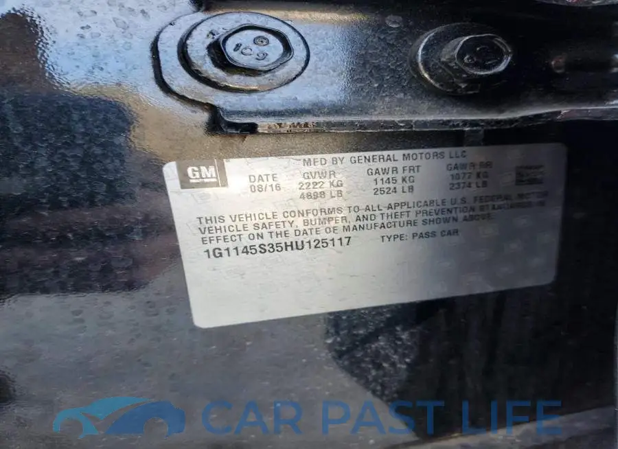 1G1145S35HU125117# 12