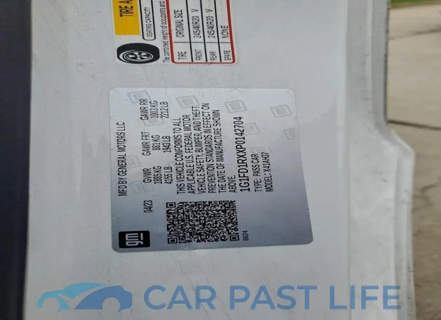 1G1FD1RXXP0142704# 12
