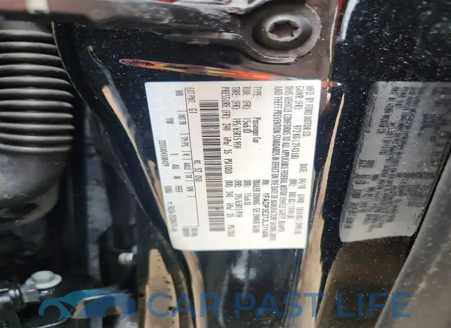 1FADP3E27JL311486# 12