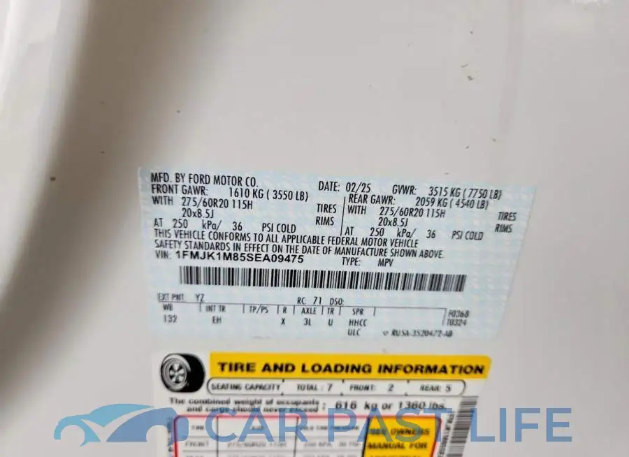1FMJK1M85SEA09475# 13