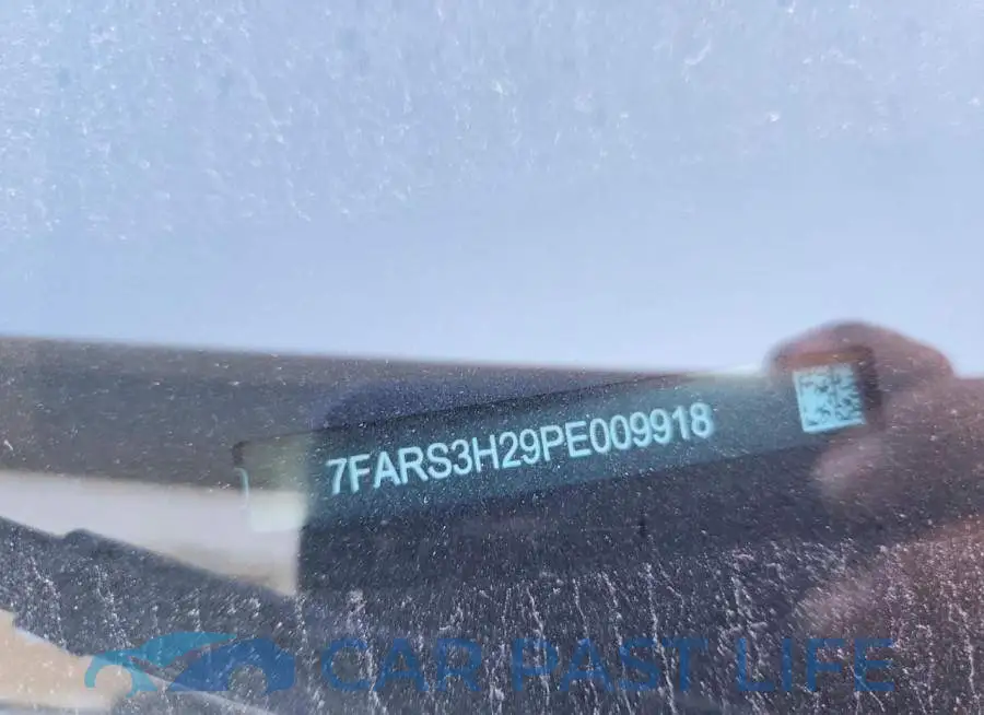 7FARS3H29PE009918# 13