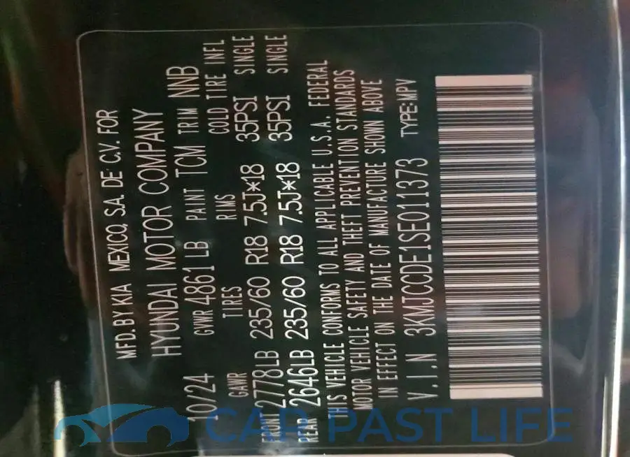 3KMJCCDE1SE011373# 14