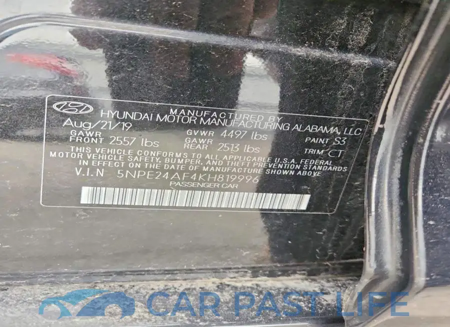 5NPE24AF4KH819996# 12