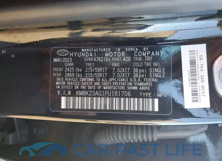 KM8K23AG1PU181706# 13