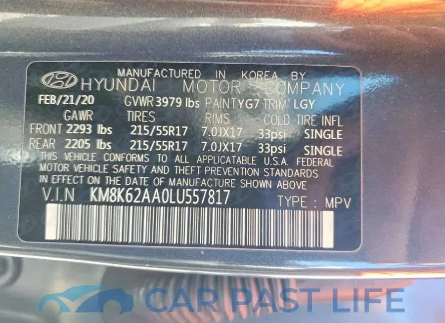 KM8K62AA0LU557817# 13